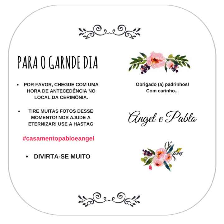 Informações do dia