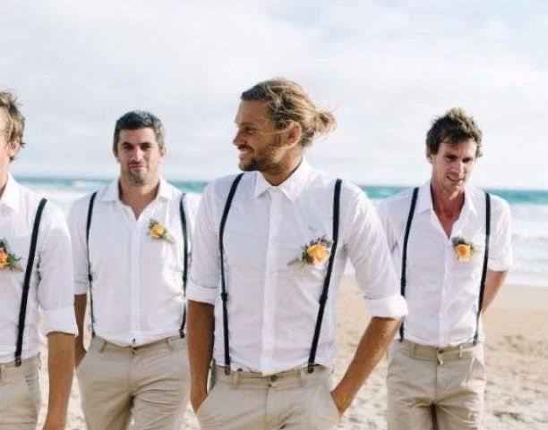 Traje dos padrinhos! Modelo da gravata. - 1