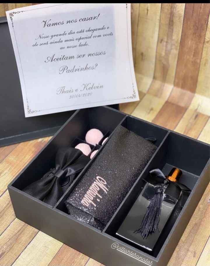 Lembrancinha para os padrinhos - 6