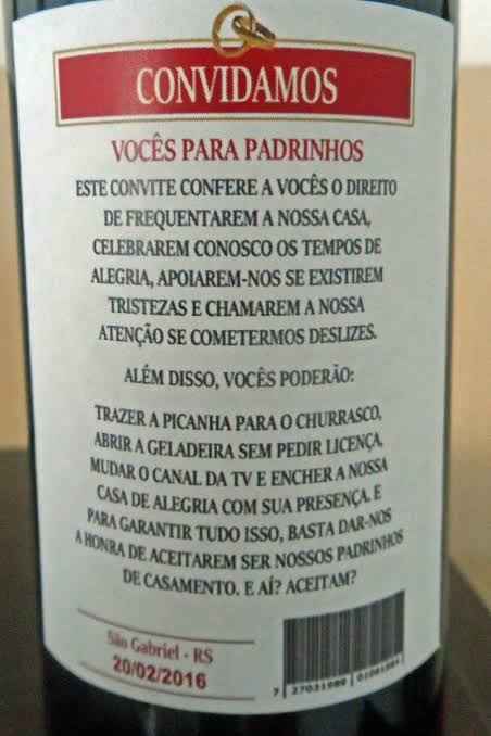 Convite diferente para padrinhos!! - 10