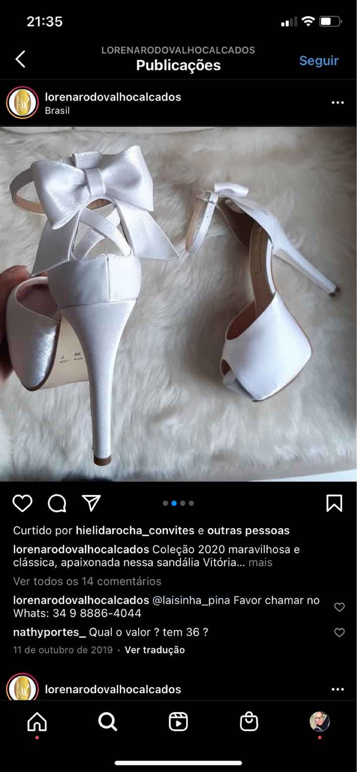 Sapato da noiva - 1