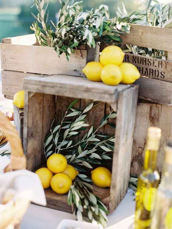 Decoração - Tema limão siciliano