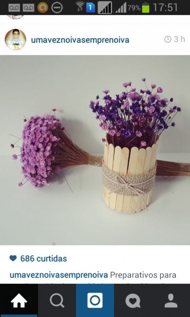 Enfeite de mesa diy - 1