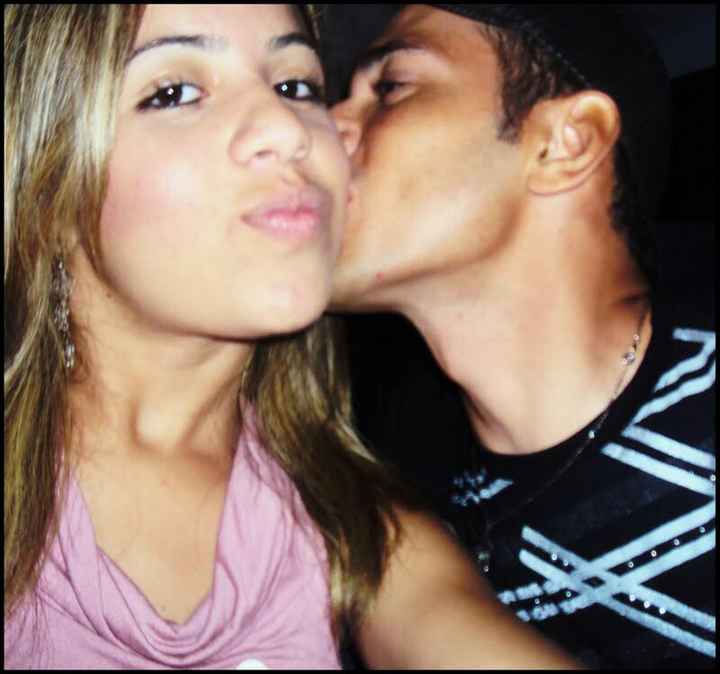 A primeira e a mais recente foto com seu amor - 1