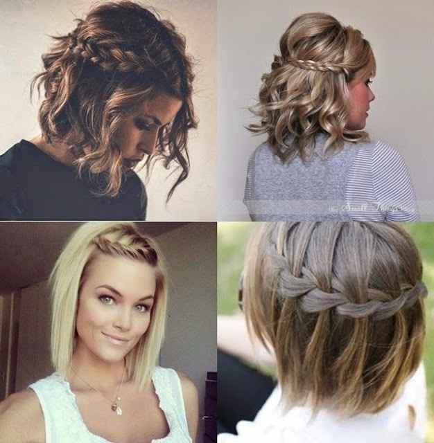 Penteado cabelo curto