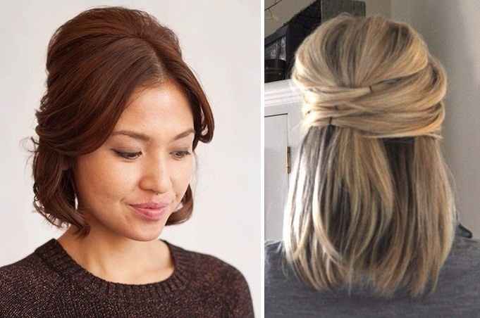 Penteado cabelo curto