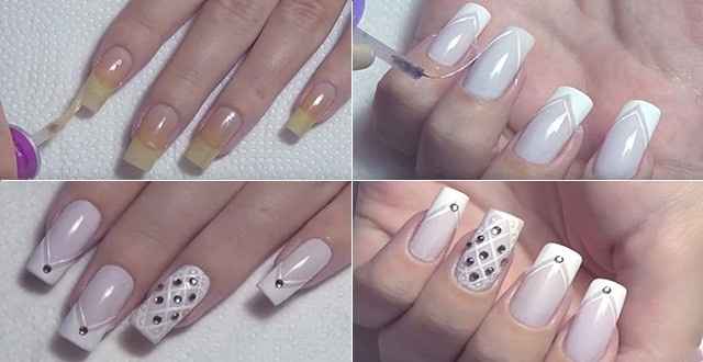 unhas da noiva
