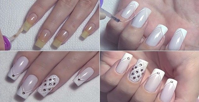 unhas da noiva