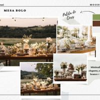 moodboard mesa do bolo