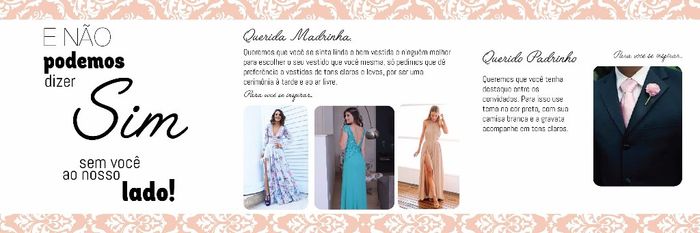 Orientação padrinhos e madrinhas