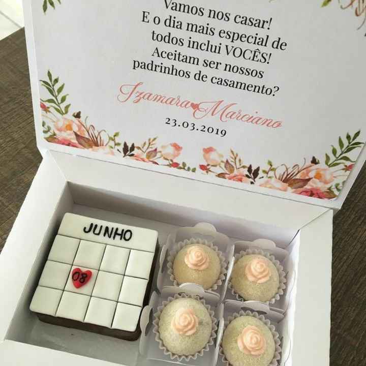 Lembrancinha padrinhos - 3