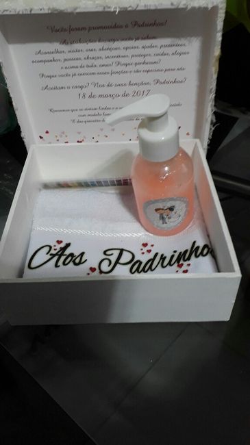 Lembrança padrinhos - 1