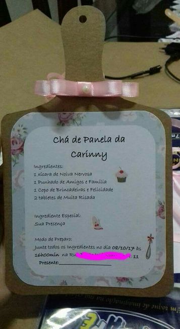 Chá de panela - 1