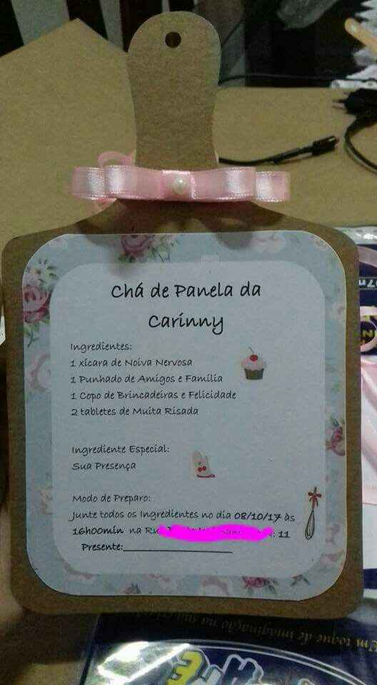 Chá de panela - 1