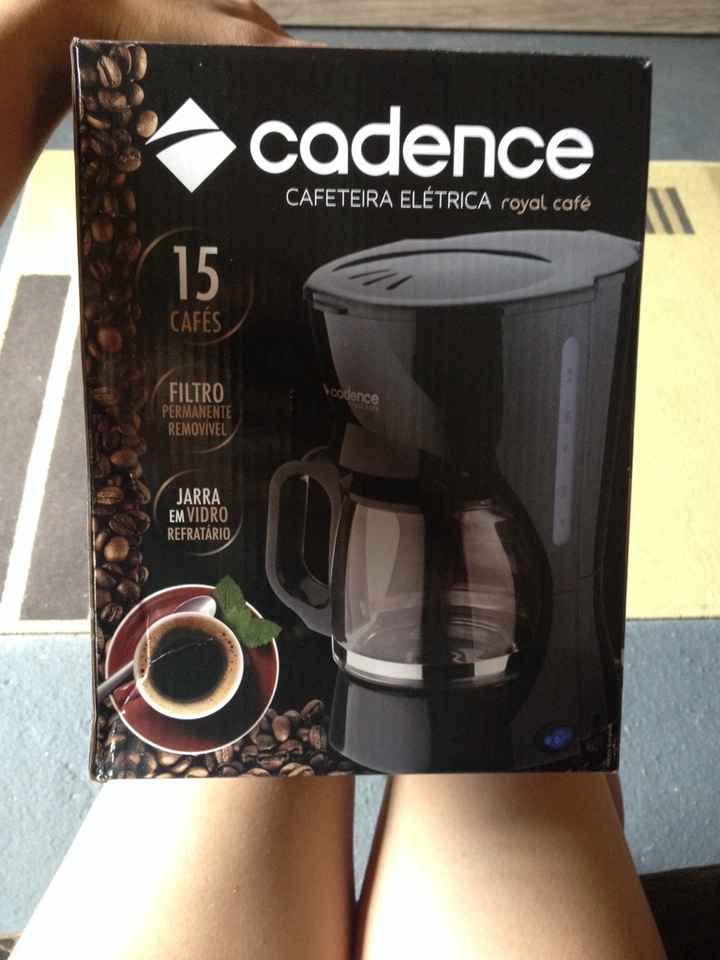 Ganhamos um liquidificador e uma cafeteira - 1