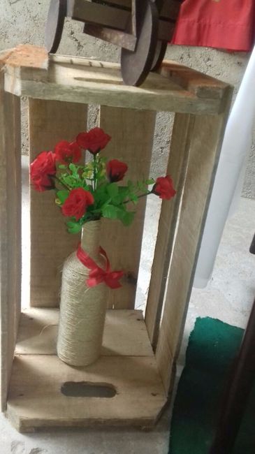 Caixote com Flores