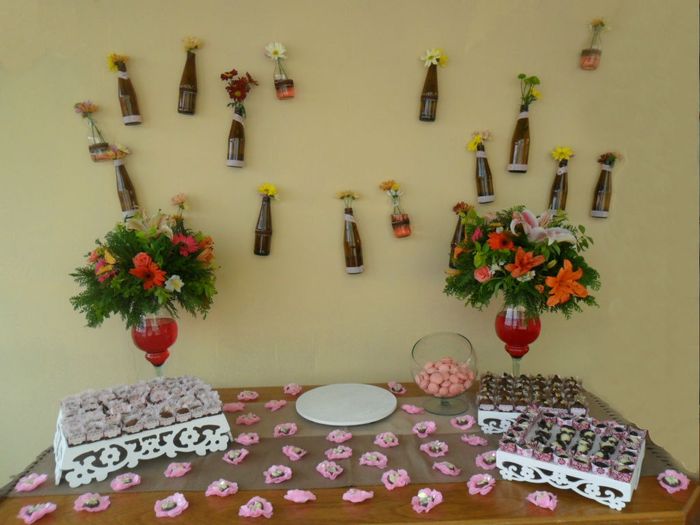 Decoração com garrafas