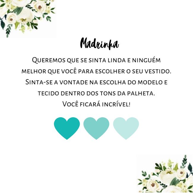 Arte do manual dos padrinhos!! #vemver 5