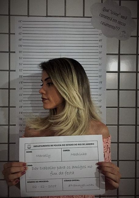 Plaquinhas de crime