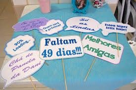 Plaquinhas para Fotos