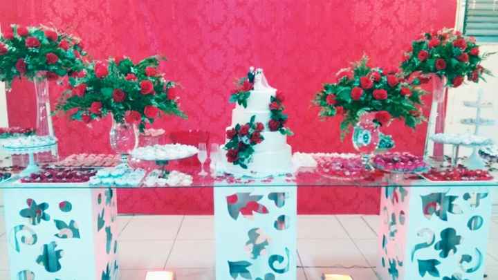 Mesa do Bolo e doces! ^.^