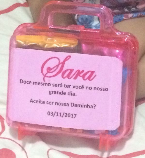 Convite pagem e noivinhas - 2