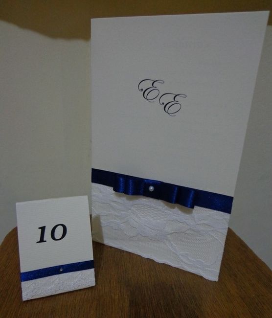 Cardápio e Numeração de mesa