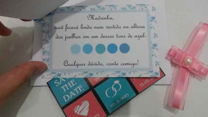 Paleta de cores do vestido