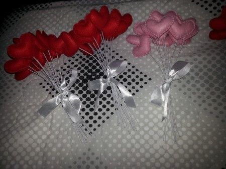 Diy buquê de coração - 2