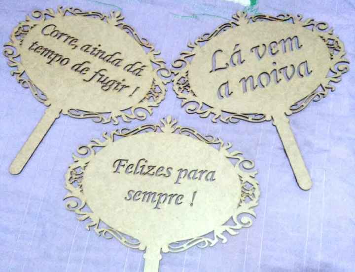 Chegaram as plaquinhas das daminhas #vemver - 1