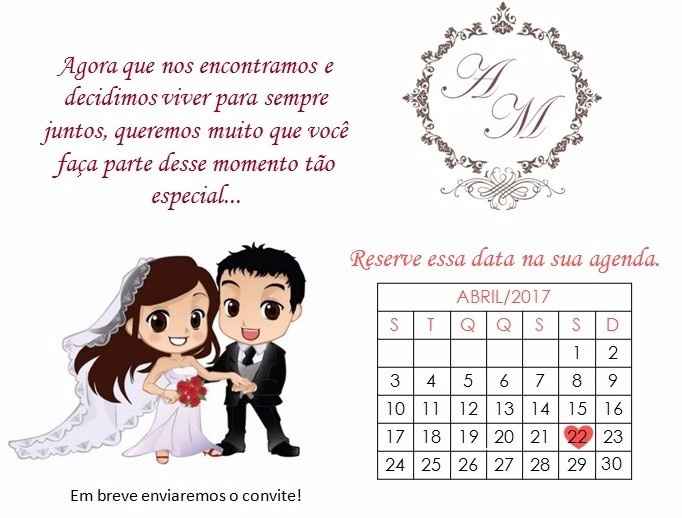 Save the date