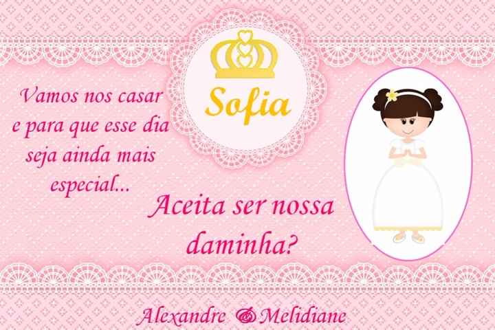 Convite das daminhas