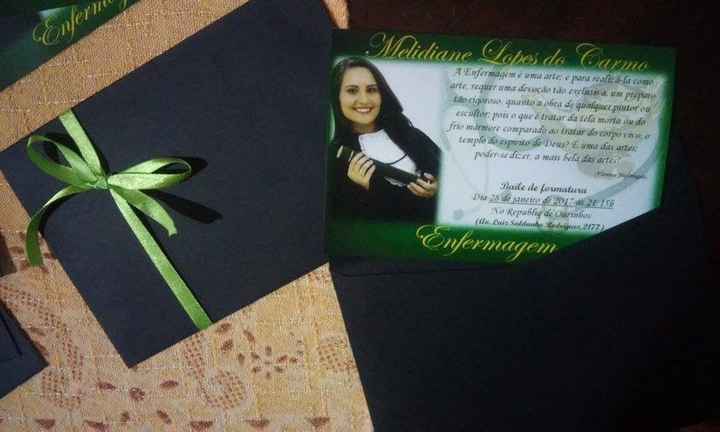 Convites de formatura