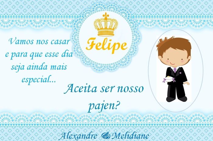 Convite do Pajen