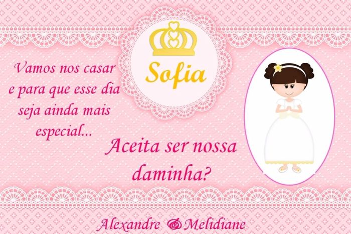 Convite das daminhas