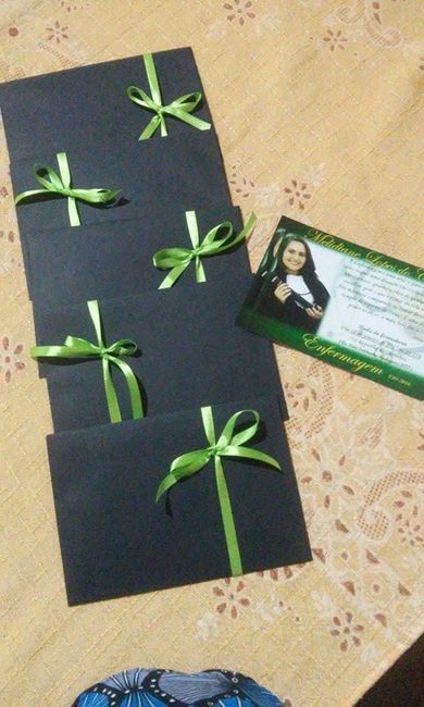 Convites de formatura