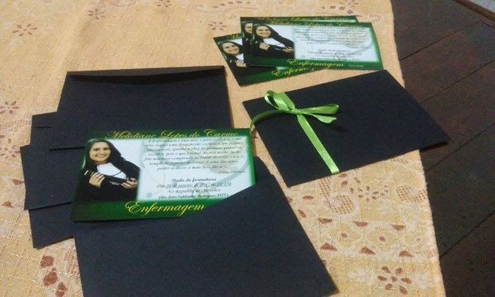 Convites de formatura