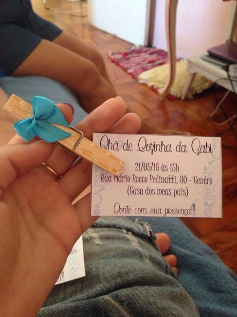Convite Chá de Cozinha