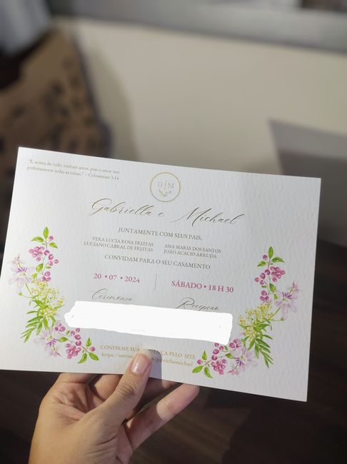 Convites de casamento 2