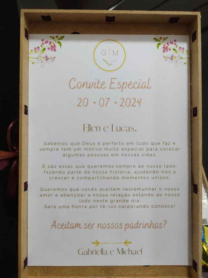 Convite de casamento - 1