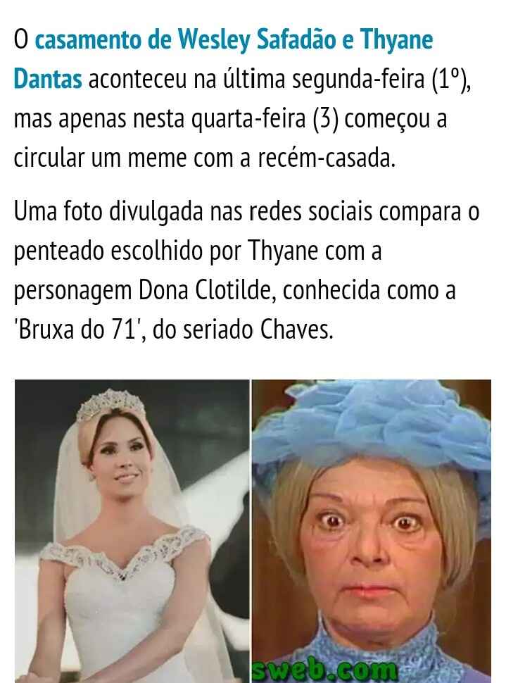 Dona clotilde a bruxa do 7.1 × a esposa de wesley safadão - 2