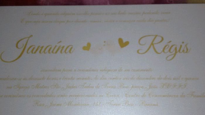 Meus convites chegaram.... vem ver!!! - 2