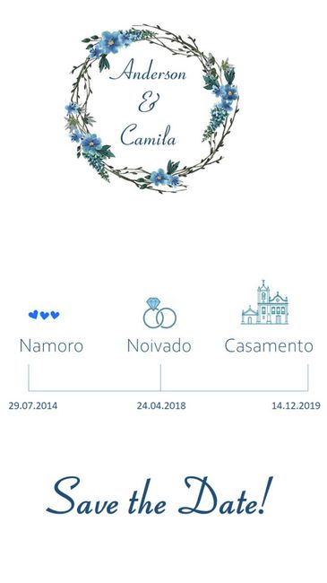 Meu Save the Date! o que acham? - 1