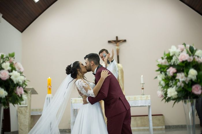 E a hora do: "O noivo pode beijar a noiva", como vai ser? 2