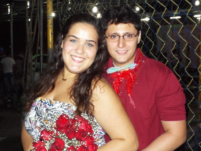 A primeira vez q peguei o buquê 