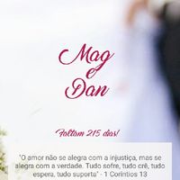 Faltam quantos dia para o seu tão sonhado dia? - 1