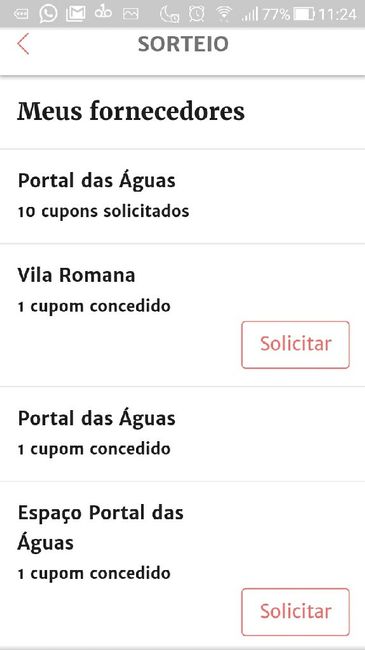 Meus cupons não aparecem 1