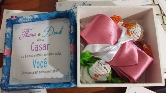 Convite dos padrinhos 