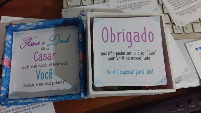 Agradecimento por ter aceitado o convite