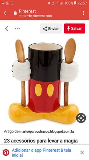 Decoração e utensílios do mickey 1